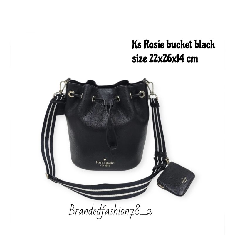 Ks rosie bucket black original bag