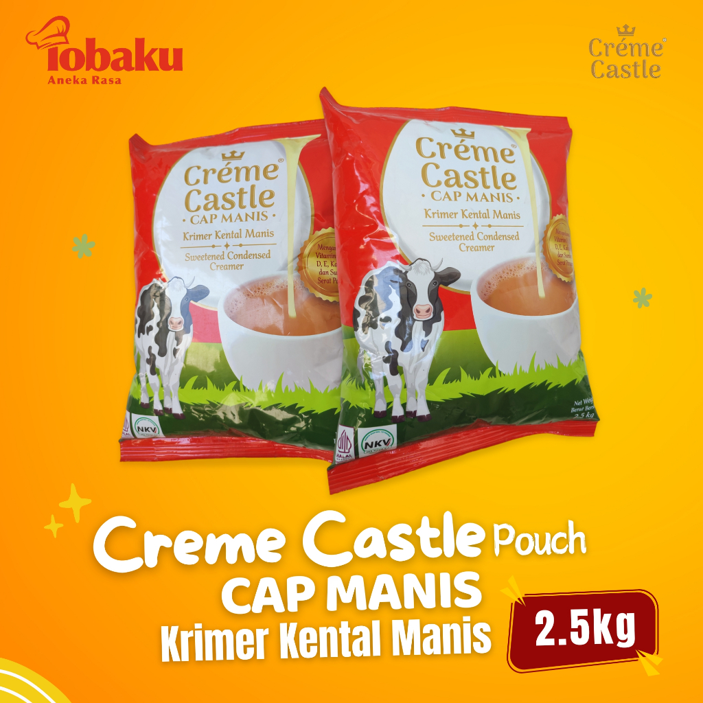 

Creme Castle Cap Manis Krimer Kental Manis Pouch 2.5kg