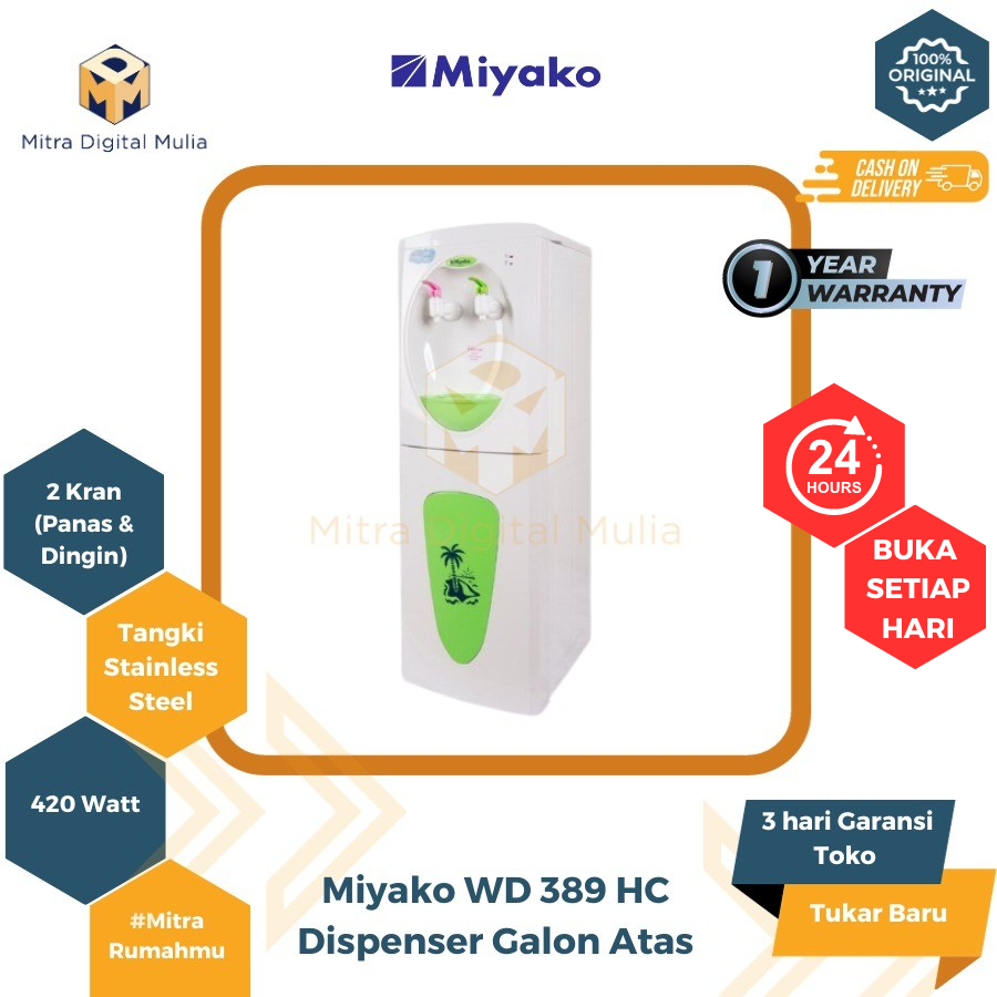 Miyako WD 389 HC Dispenser Berdiri