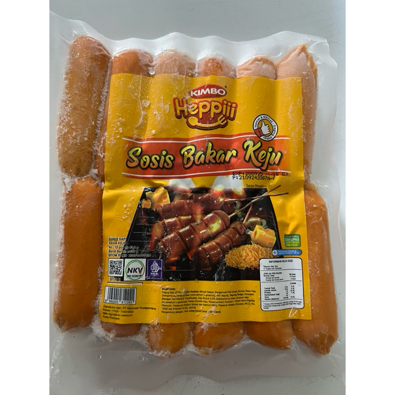 

Sosis Bakar Keju isi 12 pcs (550gr)