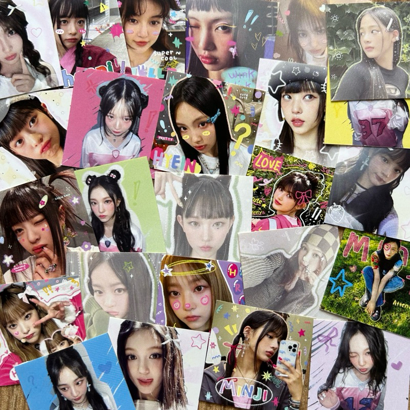 

Mail sticker deco girls kpop/freebies 4x4cm [25pcs] READY!!