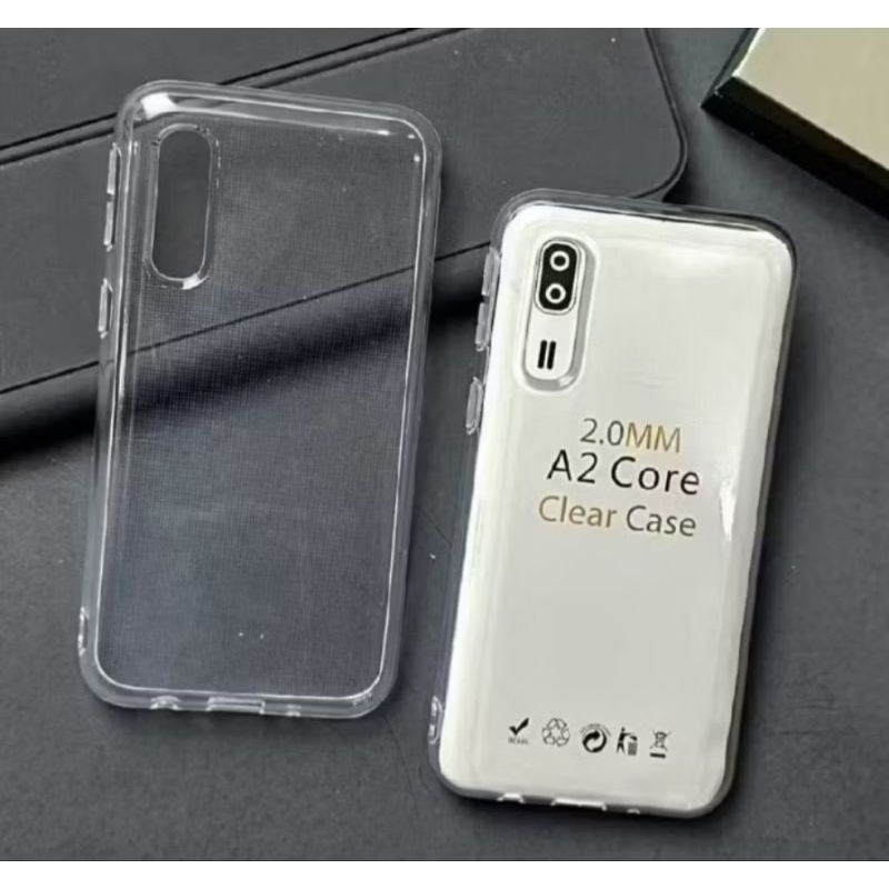 Softcase Silikon Clear Case Transparan Samsung A2 Core