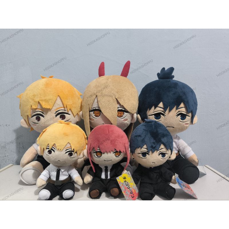 [CSM] READY STOCK OFFICIAL Boneka Anime Big & Mini Taito Aki Denji Power Makima Chainsaw Man.