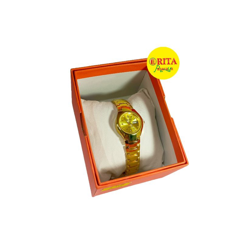 Jam Tangan Wanita Rantai Emas - Feiwo 8042L