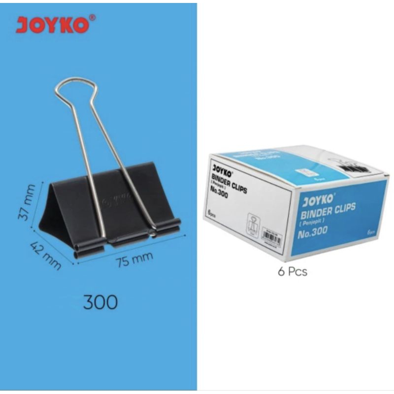 

Binder clip Joyko 300 75mm (1dus/6pcs)