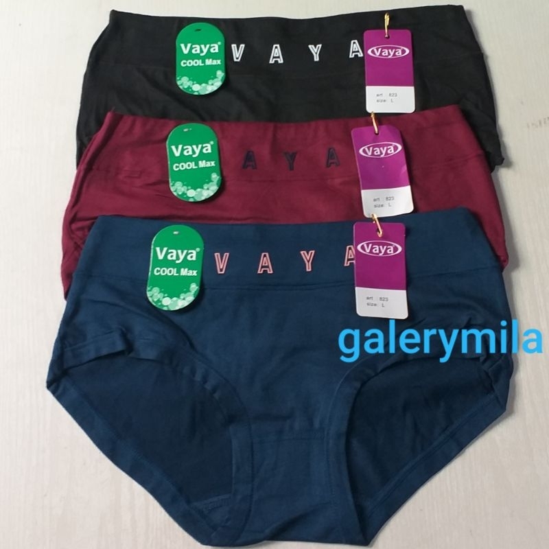 3 Pcs Celana Dalam Wanita Vaya/ Cd Wanita Dewasa/Celana Dalam Vaya/ Cd Vaya 823