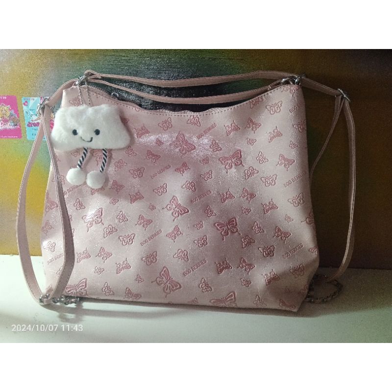 NazhiraStore2004_BooBerries Tote Ransel Pink