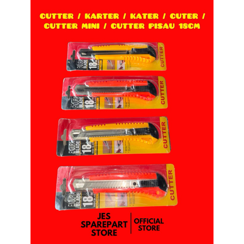 

CUTTER / KARTER / KATER / CUTER / CUTTER MINI / CUTTER PISAU 18CM