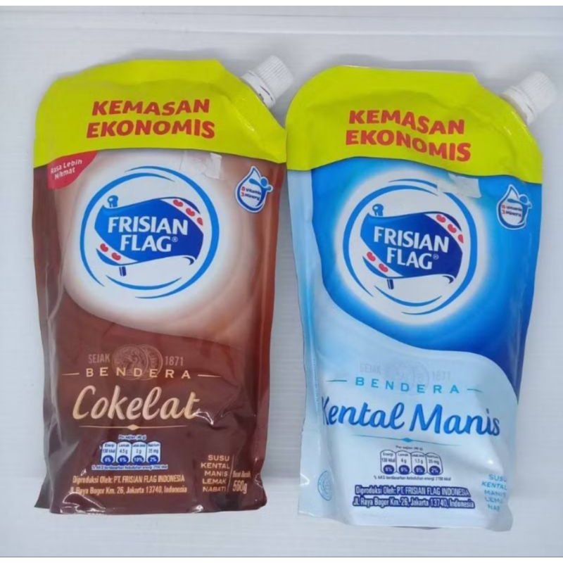 

FRISIAN FLAG susu kental manis POUCH 545gr termurahhh