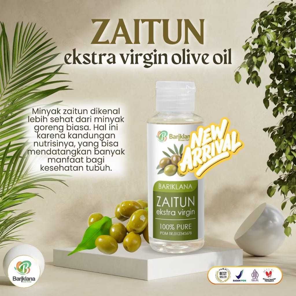 

Minyak Zaitun Extra Virgin Olive Oil Bariklana 100ML