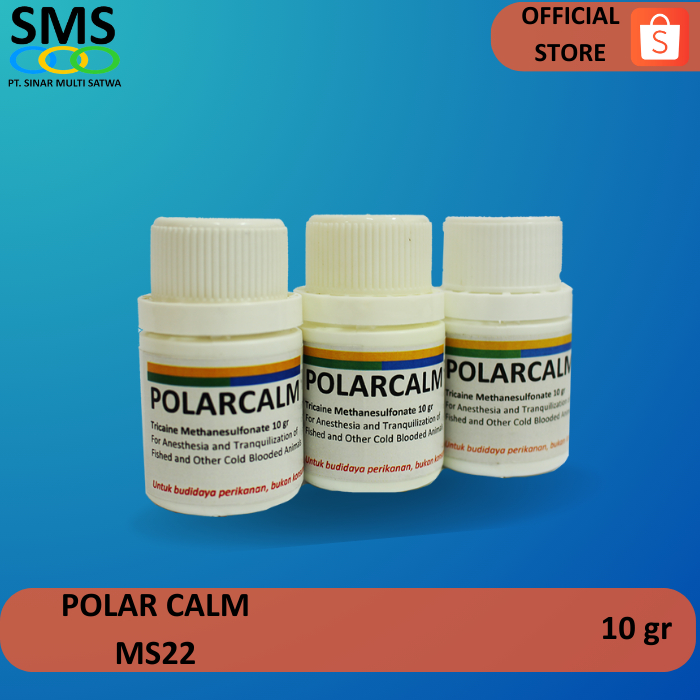 Polar Calm MS22 Bius ikan dan udang/kesehatan ikan/Tricaine Methanesulfonate/obat ikan