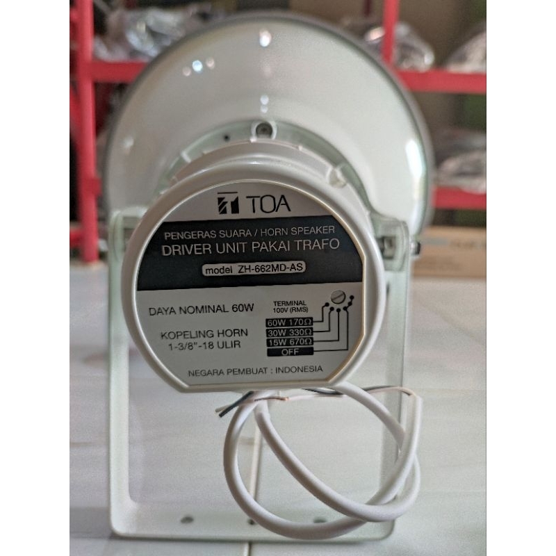 TOA PENGERAS SUARA/HORN SPEAKER ZH - 662MD - AS 60 WATT