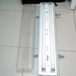 KAP TL LED 2X18 60CM WATERPROOF KOMPLIT SET LAMPU TL LED PHILIPS 60 CM KAP WATERPROOF 2X8W