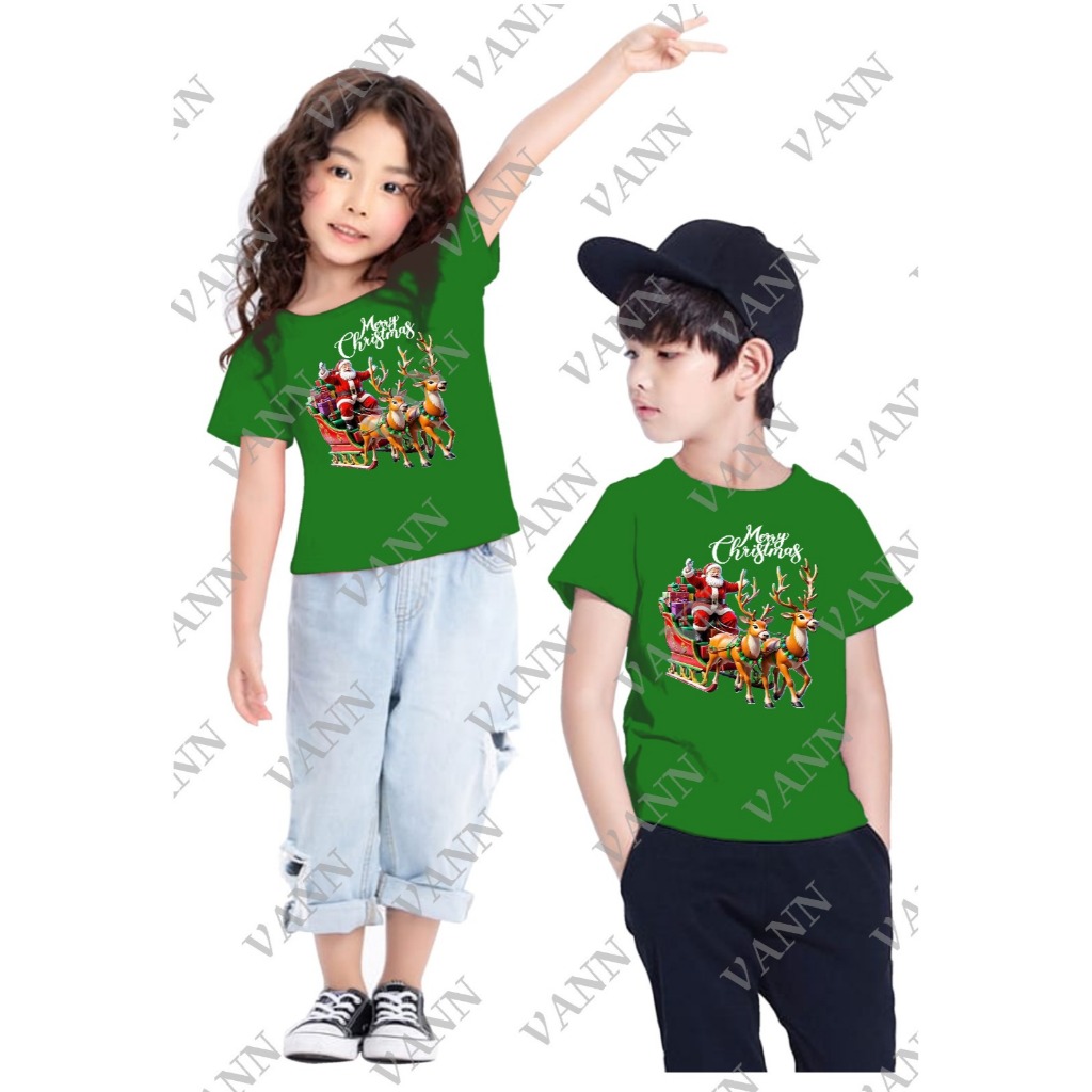 BAJU NATAL /KAOS NATAL ANAK-ANAK/ KAOS NATAL SPESIAL/ KAOS MERRY CHRISTMAS ANAK /PAKAIAN ANAK LAKI-L