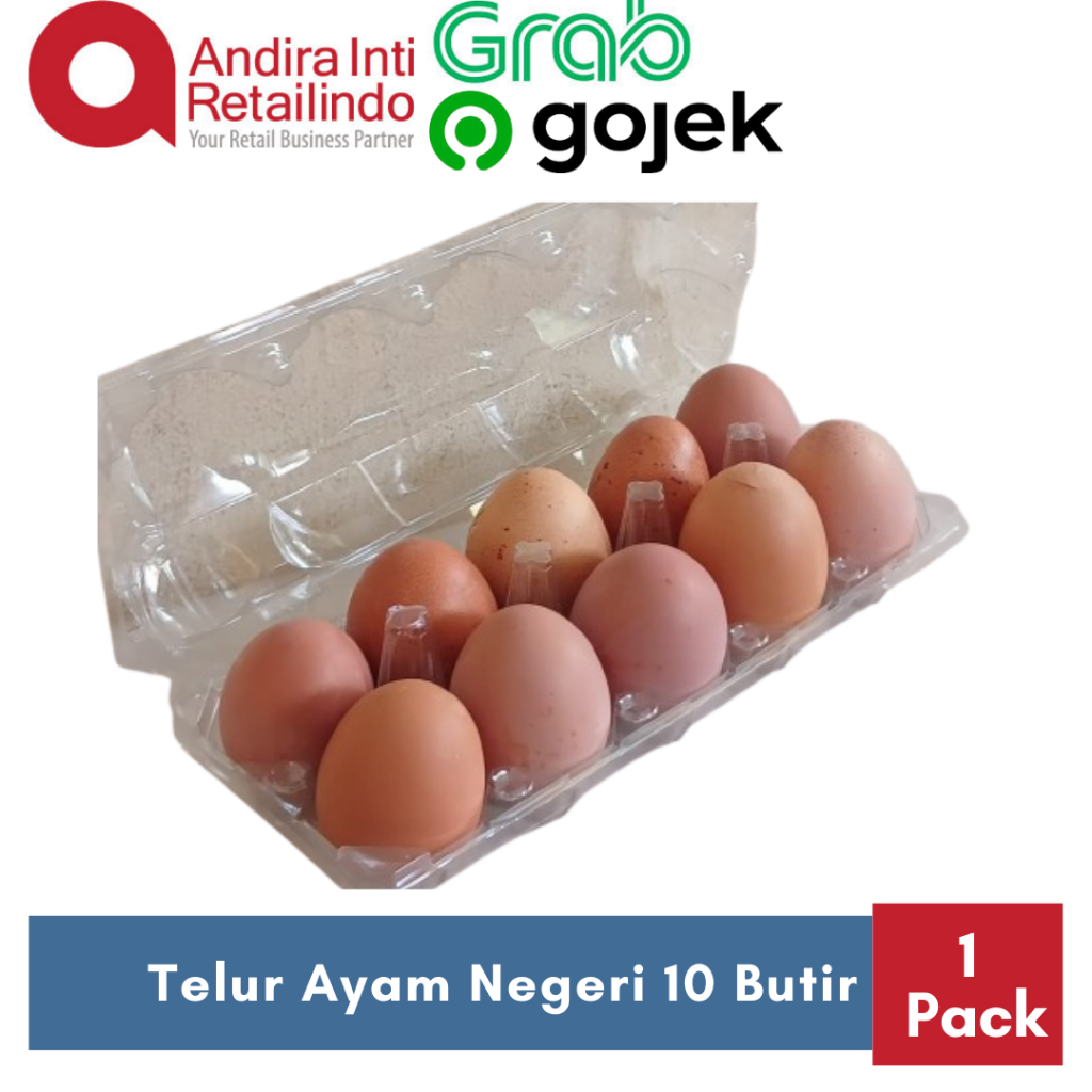 

Telur Ayam Negeri Pack Isi 10 Butir - Instan Only