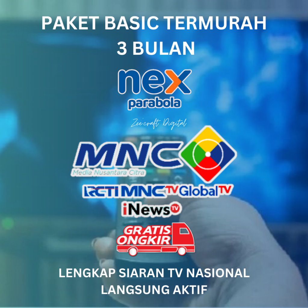 PAKET BASIC NEX PARABOLA 3 BULAN TERMURAH