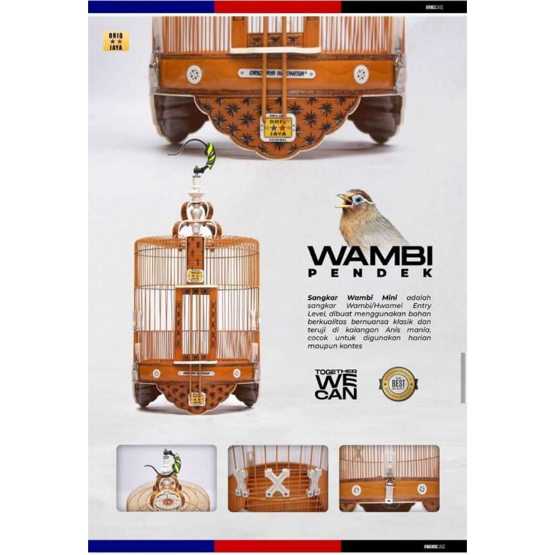 Sangkar cungkok / wambi ORIQ JAYA