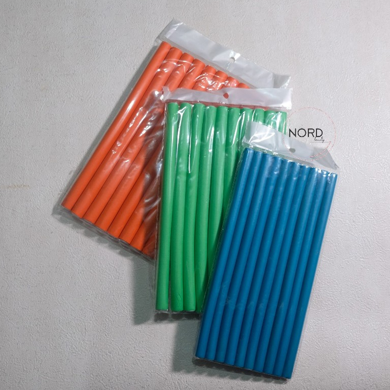 Roll Rambut Sosis Isi 10/ Keriting Rambut Roll/ Roll Rambut Keriting/ Sosis Rambut