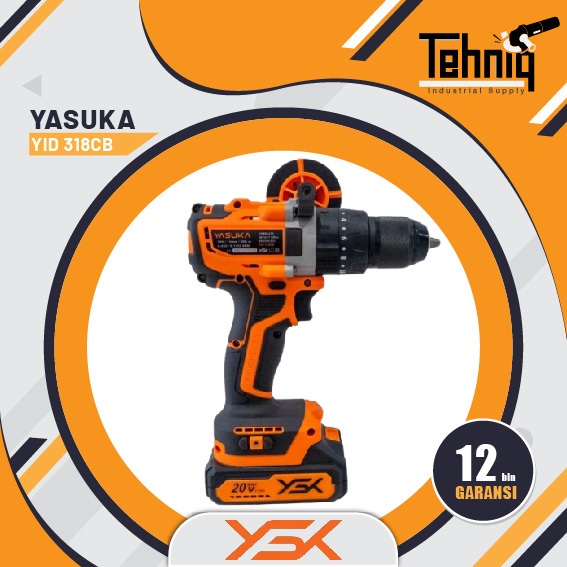 Yasuka Yid-318Cb Mesin Bor Cordless Impact Drill
