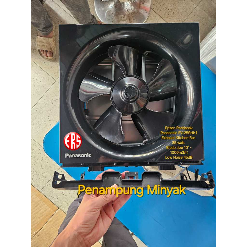 PANASONIC EXHAUST KITCHEN FAN - KIPAS ANGIN EXSHAUST DAPUR FV-25SHK1 - FV 25SHK1