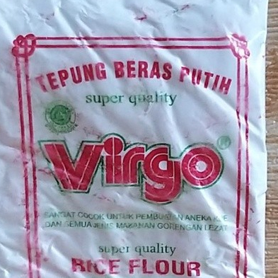 

TERMURAH TEPUNG BERAS VIRGO 50 GRAMX10 BIJI