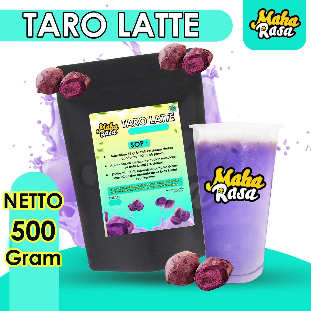 

[MAHA RASA] TARO - BUBUK MINUMAN KEKINIAN INSTAN PREMIUM 500 Gram