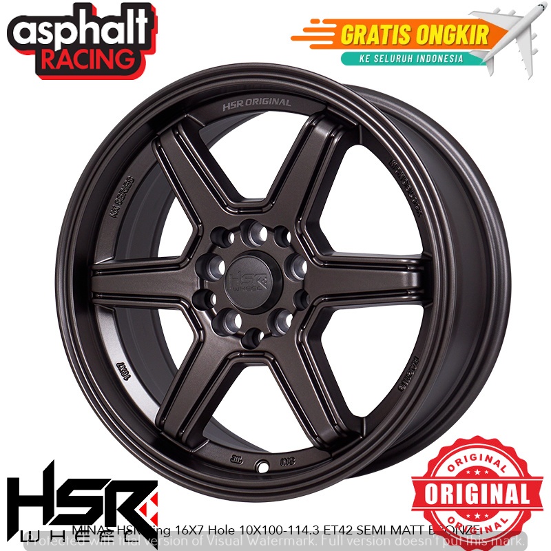 VELG MOBIL MURAH HSR MINAS RING 16 LOBANG 5 COCOK UNTUK MOBIL ALMAZ INNOVA XPANDER DLL