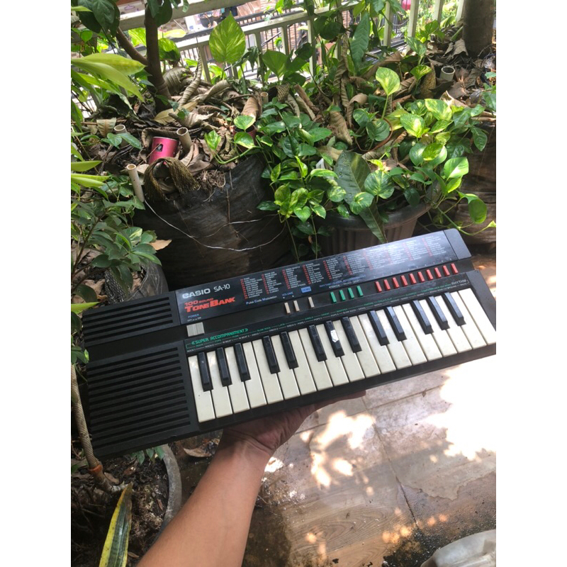 keyboard piano casio sa 10 original vintage