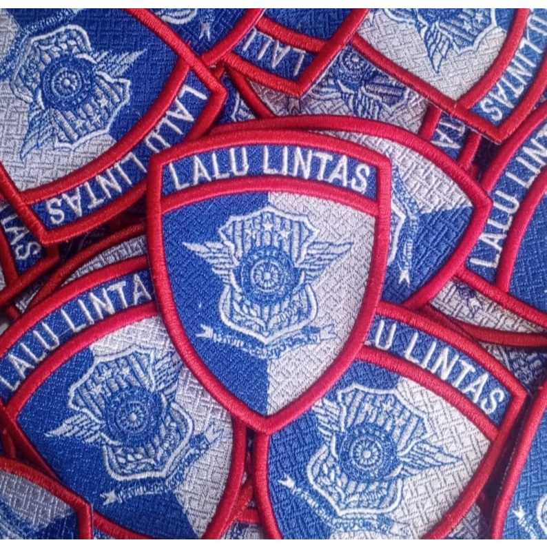 Logo Lantas Terbaru Bordir Timbul / Bed Lantas Terbaru Bordir Timbul