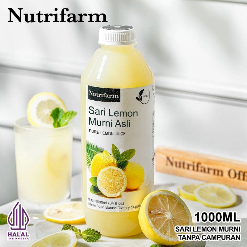 

Sari Lemon Murni Asli Nutrifarm 1000ml