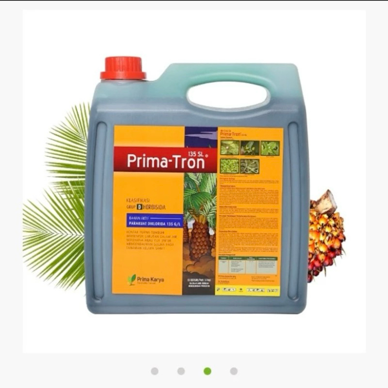 Herbisida PRIMA-TRON 135SL 5 Liter Parakuat Racun Bakar Racun Rumput Kontak