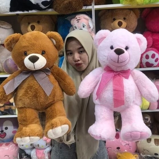 BONEKA BERUANG TEDDY BEAR SOFT MERK SEULGI BONEKA MEWAH KWALITAS IMPOR YA GUYS