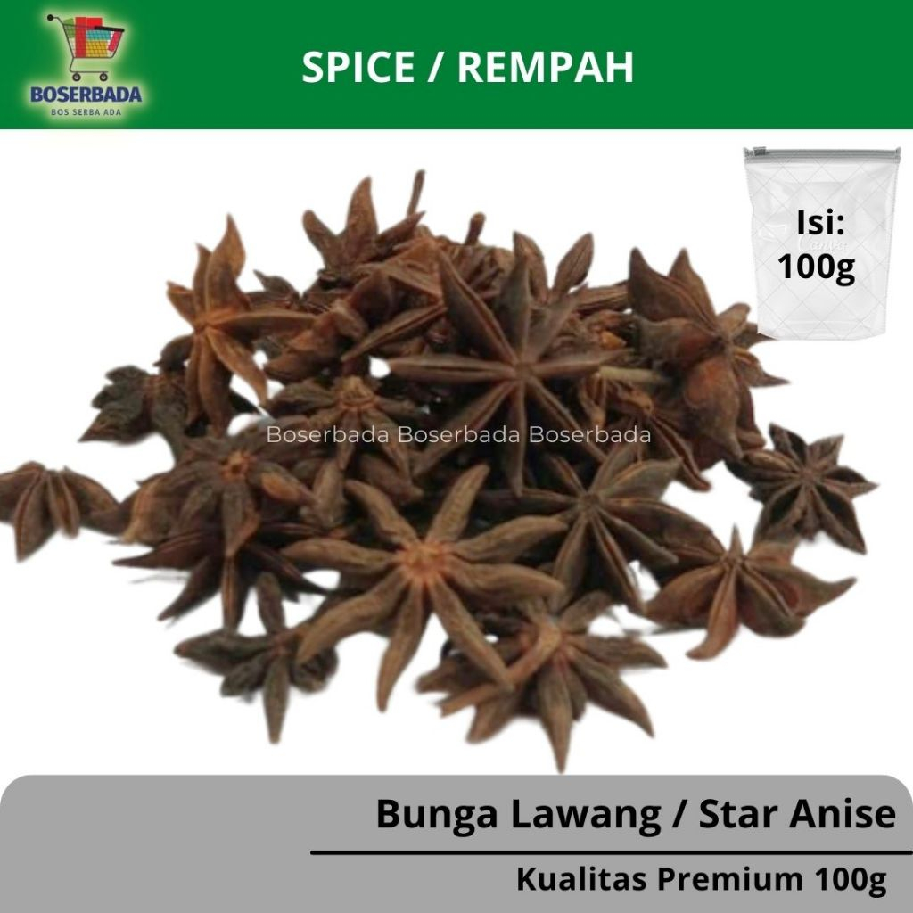 

100 gr | Bunga Lawang / Star Anise / Kembang Pekak / Ba Jiao I Premium