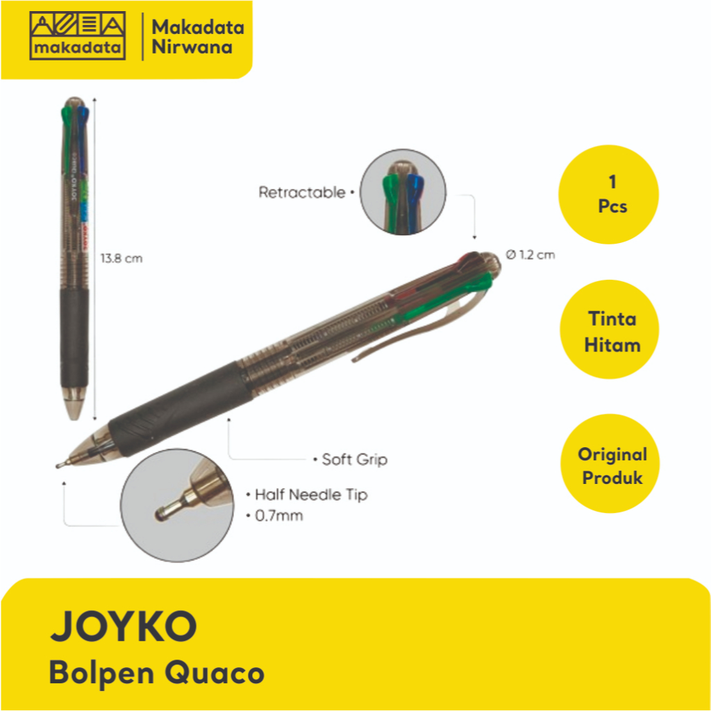 

JOYKO BOLPEN/BULLPOINT/PULPEN BP-213 QUACO (1 PCS)