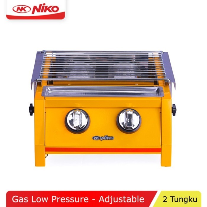 Niko Kompor Grill BBQ Panggangan Sosis Gas 2 Tungku 3 Tungku 4 Tungku Bebakaran