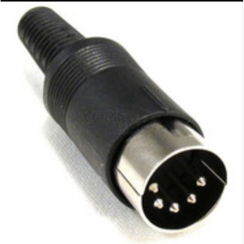 Connector Din 5 Pin / Midi Din 5 Pin Male  Konektor Din 5 pin