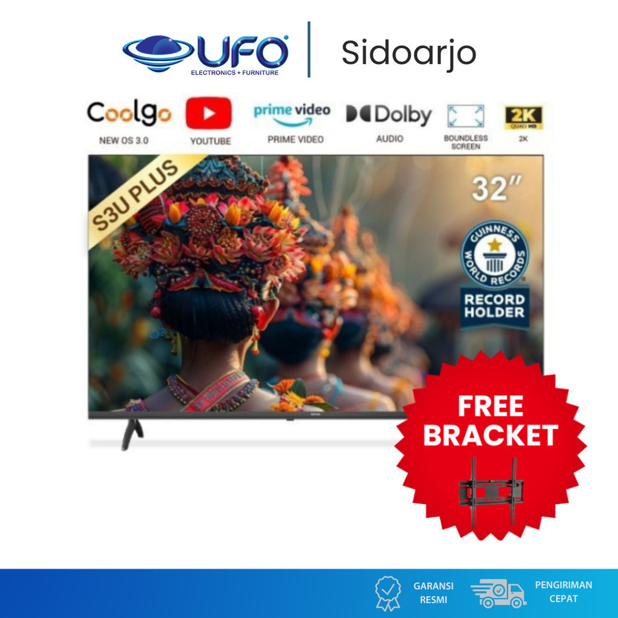 Coocaa 32Inch Digital Smart TV LED OS Coolita 32S3U+