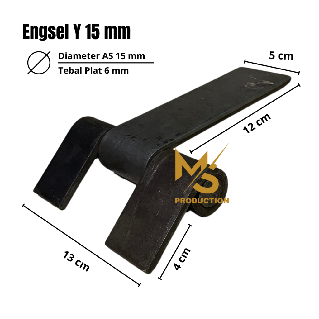 Engsel Bak Besi TIpe Y Diameter AS 15 mm / Engsel Tipe Y AS 15 mm