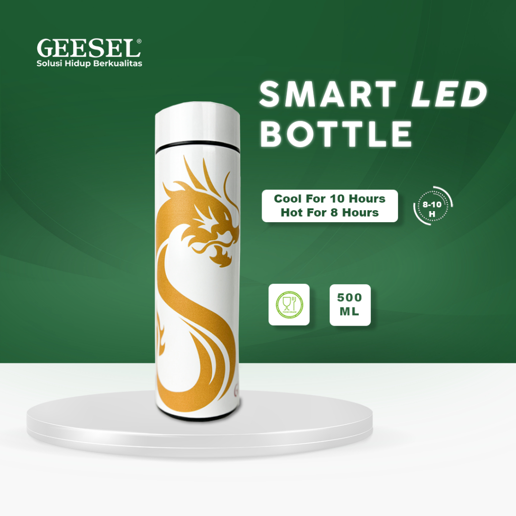 Tumbler Geesel | SMART LED TUMBLER TEMPERATUR SUHU