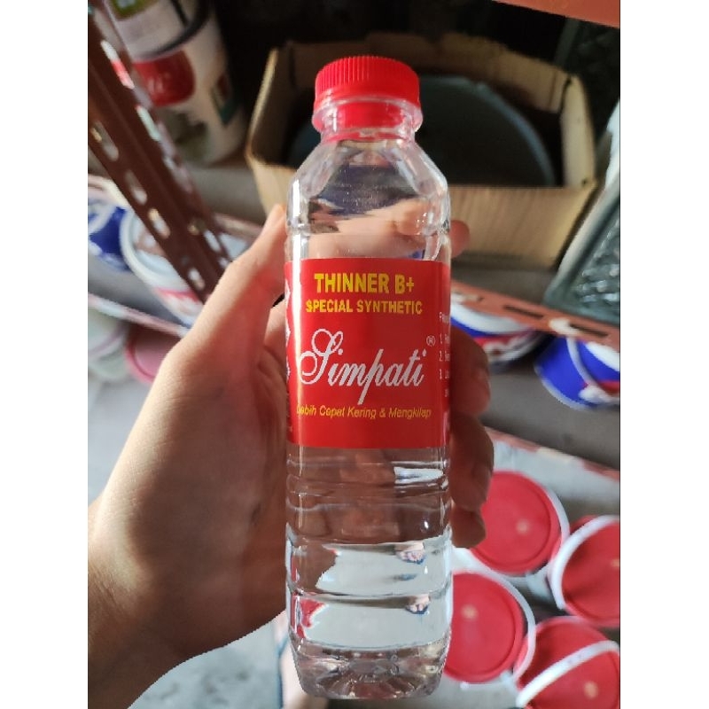 

Thinner Botol Simpati 300ml / Thinner Cat minyak / Campuran Cat minyak