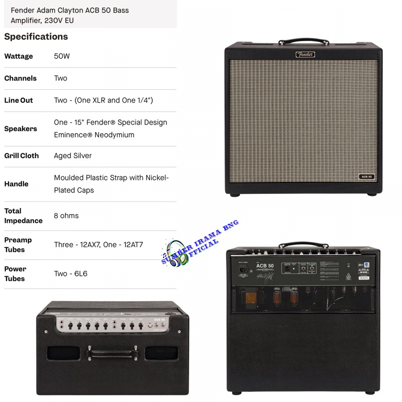 FENDER BASS AMPLIFIER ADAM CLAYTON - 230V