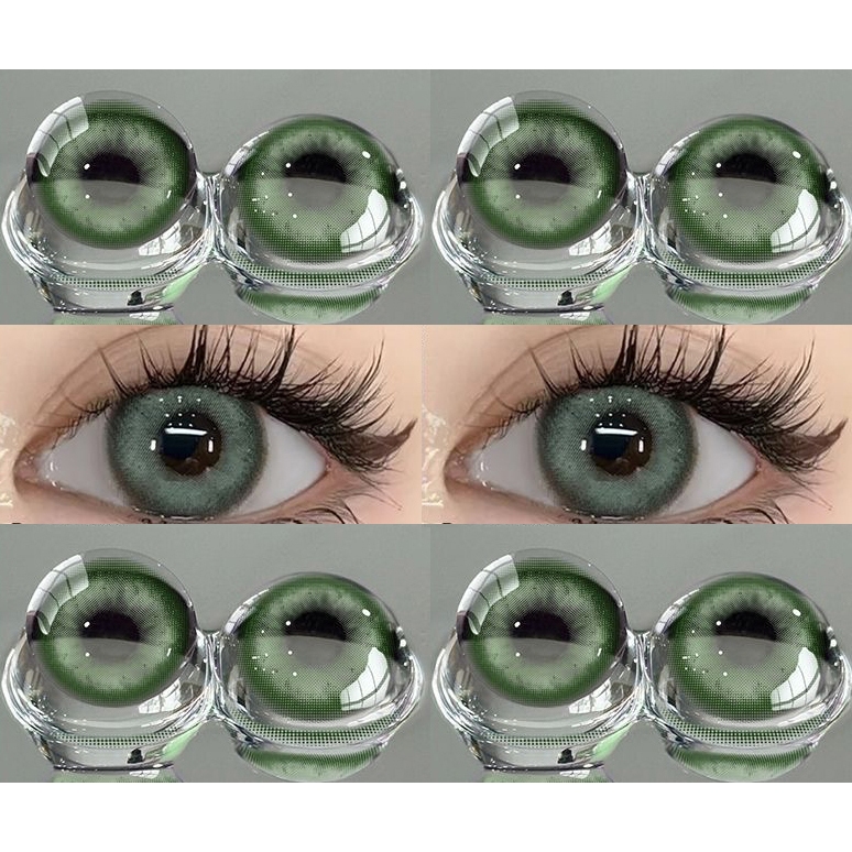 softlens hitam ukuran 14 normal Softlens mata minus rabun jauh sofen ukuran 14normal Lensa 1 paket l