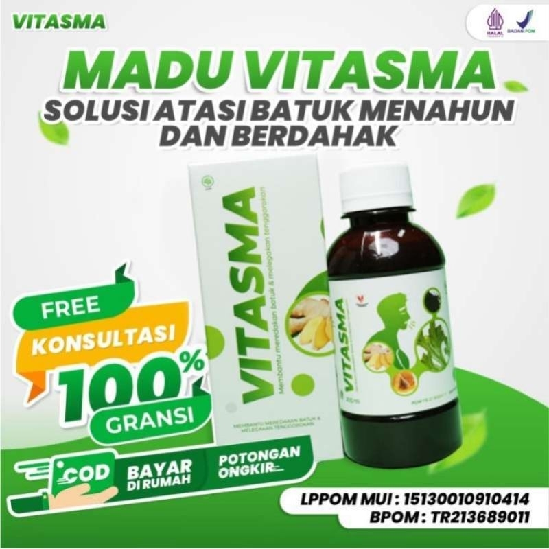 

MADU VITAS - Madu Asma Herbal Atasi Masalah Asma TBC Paru Paru Sesak Nafas Sesak Napas Batuk