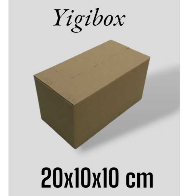 

Kardus Karton Box Ukuran 20x10x10 CM.... ST Single Wall Polos Untuk Packing Souvenir dll