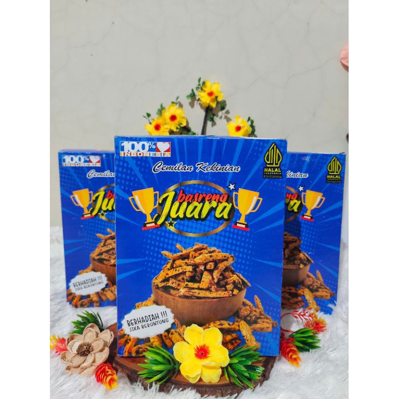 

Basreng Juara Cemilan Kekinian Kemasan Box