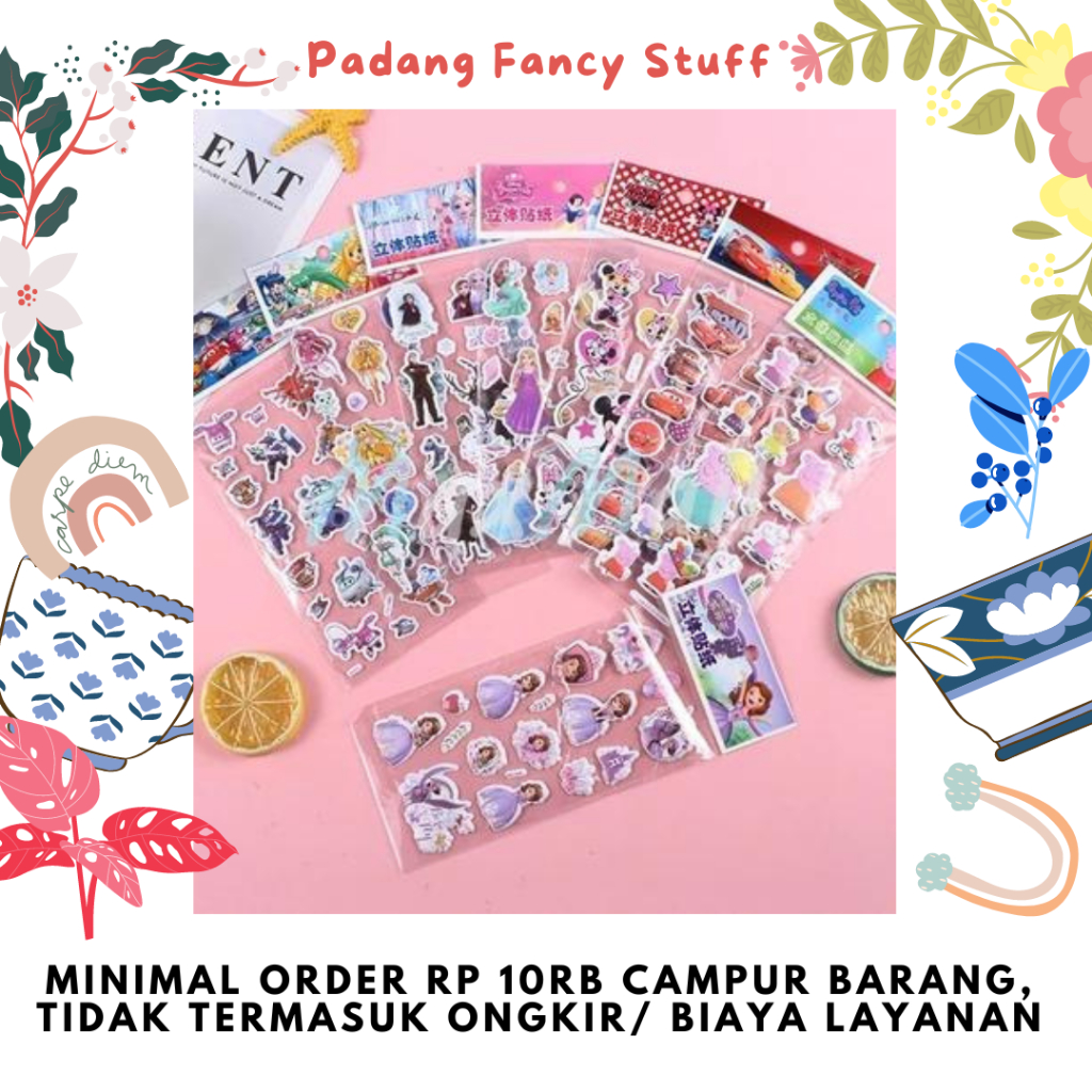 

PFS - Stiker Timbul Random Stiker Anak 3D Stiker Mainan Anak Timbul Stiker Mainan Anak Timbul Stiker Tempel