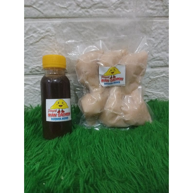 

PEMPEK SALMON FULL KAPAL SELAM+CUKO KENTAL