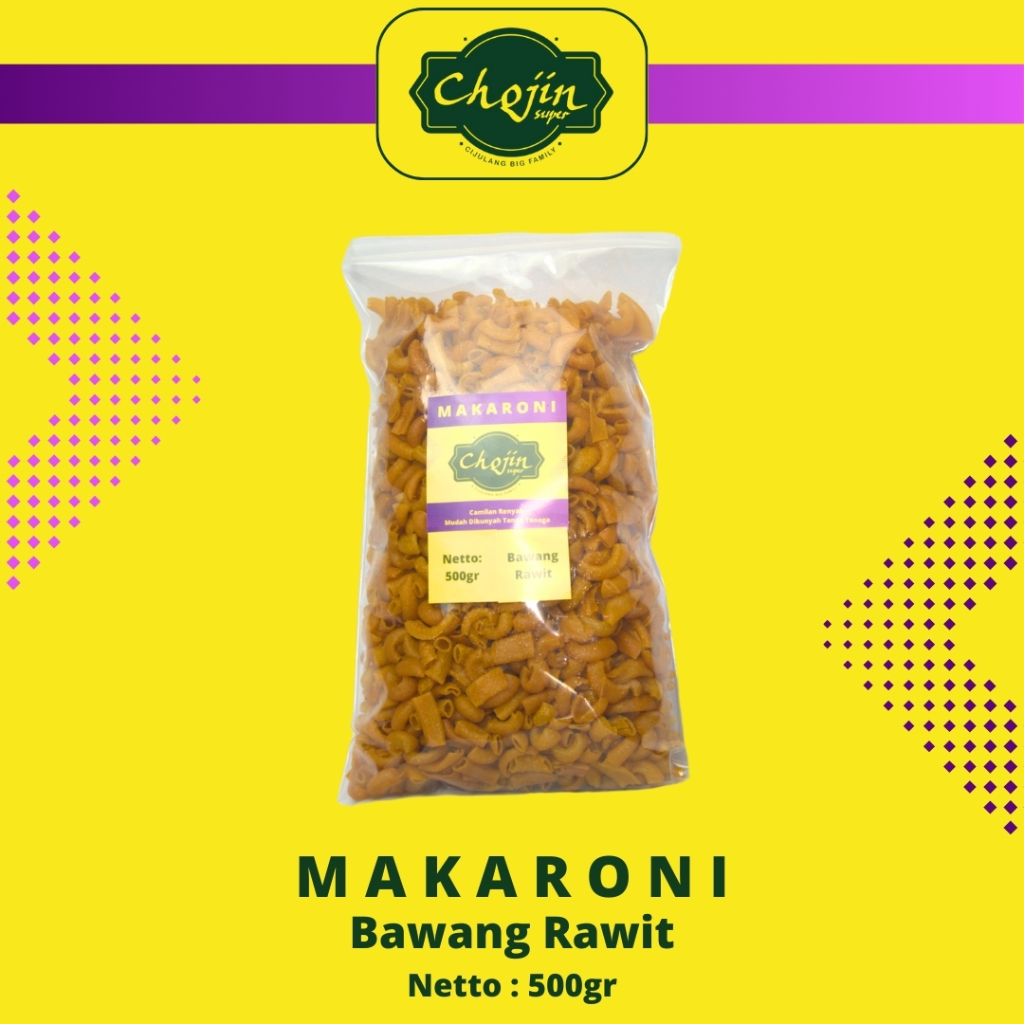 

MAKARONI KRIUK 500GR BUMBU BAWANG RAWIT