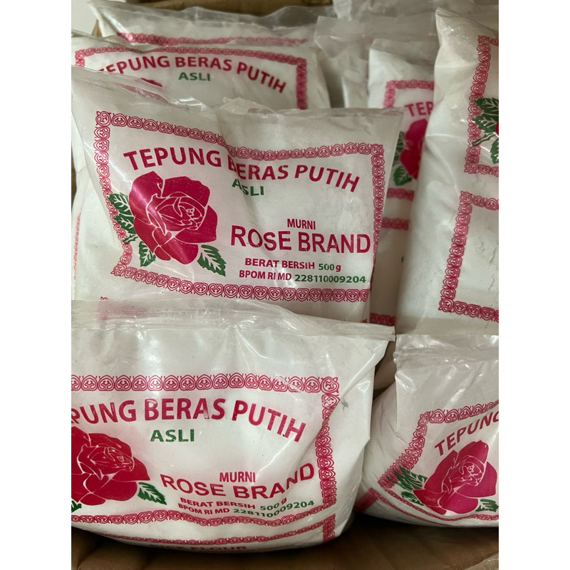 

Tepung beras putih Rose Brand 500gr