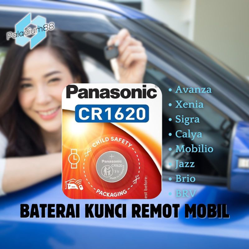 Baterai Remot Mobil Avanza Xenia Sigra Calya Mobilio Brio Brv Jazz CR1620